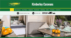 Desktop Screenshot of kimberleycaravans.co.za