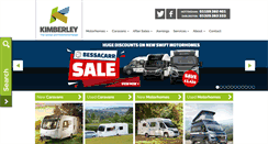 Desktop Screenshot of kimberleycaravans.co.uk